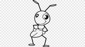 Hormiga átomo insecto dibujo, insecto, blanco, animales png