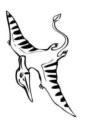 Раскраска «Птеранодон»