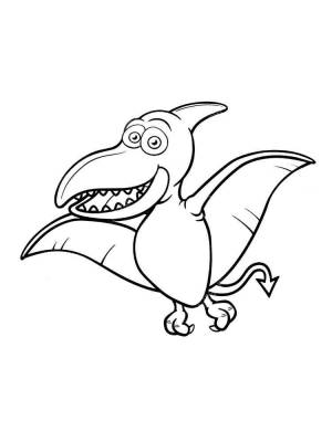 Раскраски Птеродактиль