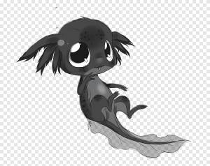 Рисунок Аксолотль Арт, Аксолотль, млекопитающее, плотоядное животное png