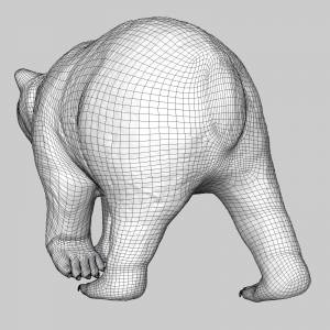 Черный медведь 3D Модель $49