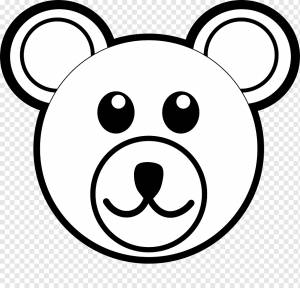 Бурый медведь Гигантская панда Белый медведь Американский черный медведь, Cartoon Bear s, белый, голова, мультфильм png