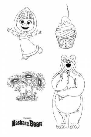 Color Masha and The Bear
