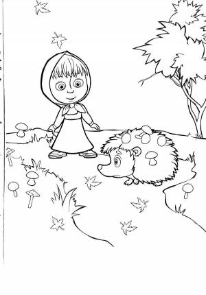 Hedgehog Coloring Pages for Children