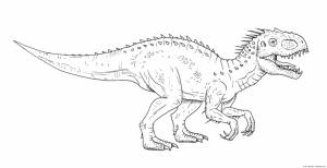 Карнотавр раскраска для детей