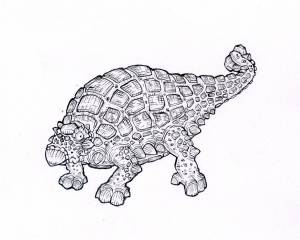 Анкилозавр рисунок