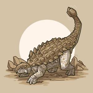 Анкилозавр рисунок