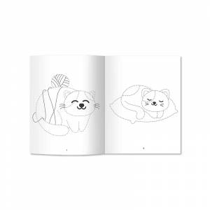 Книжка-раскраска Издательство Феникс Котики