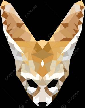 лисица фенек поли арт вектор PNG , Фенек, лиса, животное PNG картинки и пнг рисунок для й загрузки