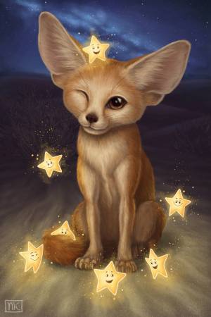 Фенек рисунок