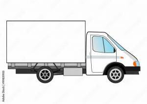 машина, газель, фургон Stock Vector