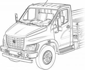 Раскраски Газель некст