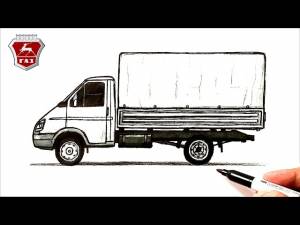 Как нарисовать Газель