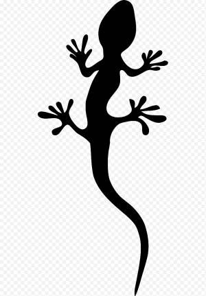 Ящерица Геккон, Обыкновенные Игуаны, Рептя, Силуэт, Трафарет, Ветка png