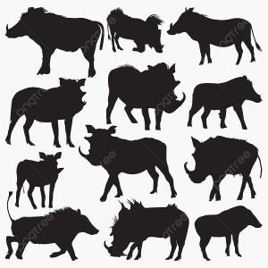 бородавочник силуэты животных PNG , 2d игровой персонаж, Android, животное PNG картинки и пнг рисунок для й загрузки