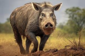 Свинья-бородавочник в дикой природе