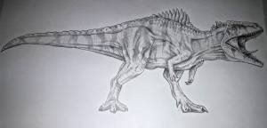 Гигантозавр рисунок