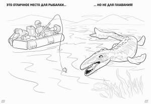 Книга-раскраска LEGO Jurassic World Весёлые раскраски Мир Динозавров