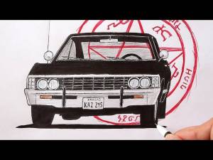 How to draw a Chevrolet impala