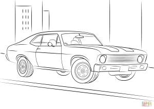 Раскраска шевроле