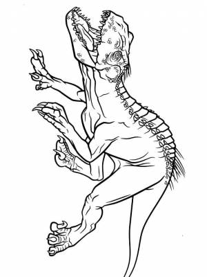 Раскраски Индораптор