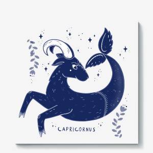 Холст «Знак Зодиака Козерог Capricorn»