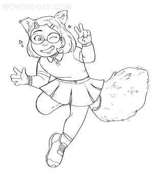 Раскраски Я Краснею