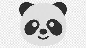 Эмодзи Раскраска Панда Раскраска Панда, эмодзи, млекопитающее, ребенок, лицо png