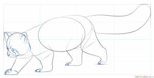 Как нарисовать красную панду