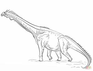 Раскраска Брахиозавр