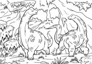 Раскраска Брахиозавр