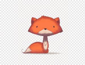 маленькая лиса, лиса, милая лиса, животное png