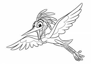 Раскраска Хранитель Лев