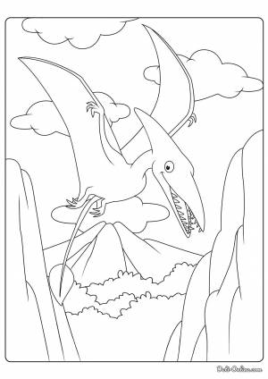 Раскраска Птерозавр