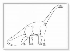 Динозавр рисунок карандашом