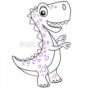 Как нарисовать динозавра