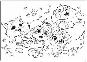Мультфильм 44 котенка все герои
