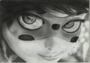Рисунок lady bug карандашом