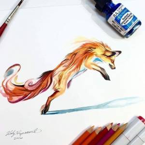 Животное рыжая норка