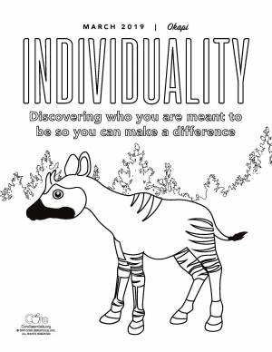 Individuality Coloring Page