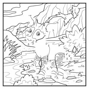 Игра чисел, образовательная игра для детей, окапи и фон