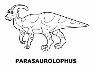 Раскраска Паразауролоф
