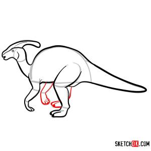 Паразауролоф раскраска