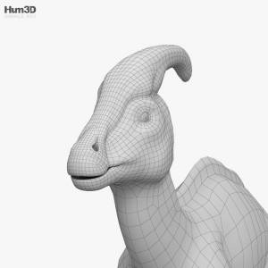 Паразауролоф 3D модель