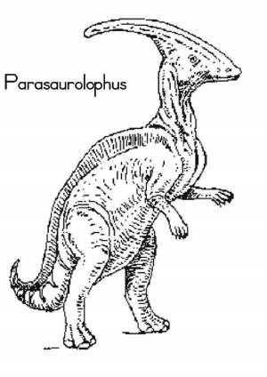 DataLife Engine > Версия для печати > Раскраски паразауролоф динозавр