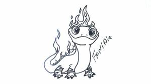 DataLife Engine > Версия для печати > Трафареты ящерка холодное сердце