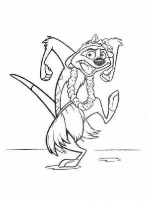 Раскраски Сурикат