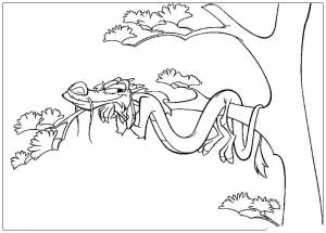 Раскраска Мулан