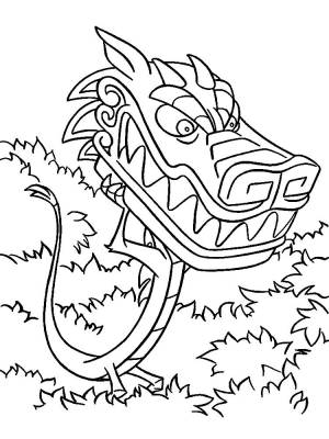 Раскраска Мулан