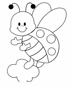 Раскраски Насекомые
